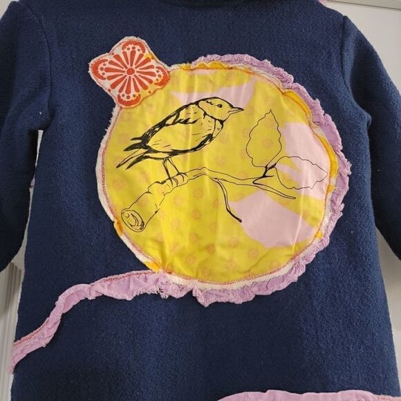 Lanna Mae Brown Girls Overcoat large - Picture 5 of 6